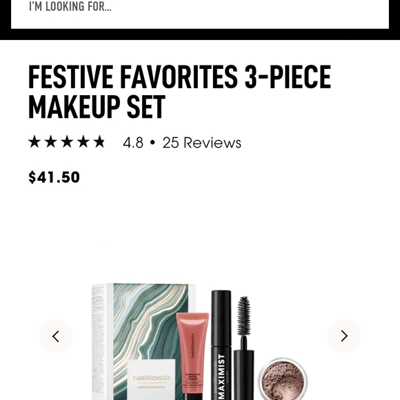 bareMinerals Festive Favorites Makeup Set - Pink and Black - Picture 5 of 5
